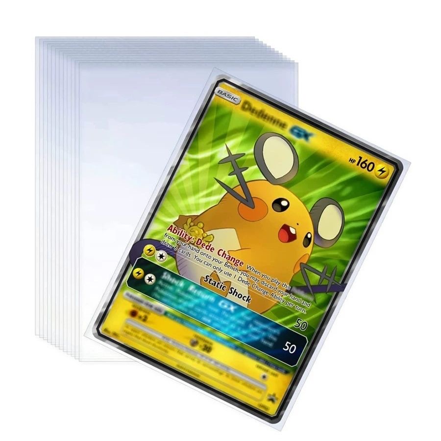 Collector Card Sleeve - Fundas transparentes para tarjetas de juegos,