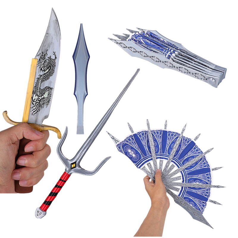 Cosplay Prop Sword - Mortal Cosplay Kombat ventilador plegable fantasía