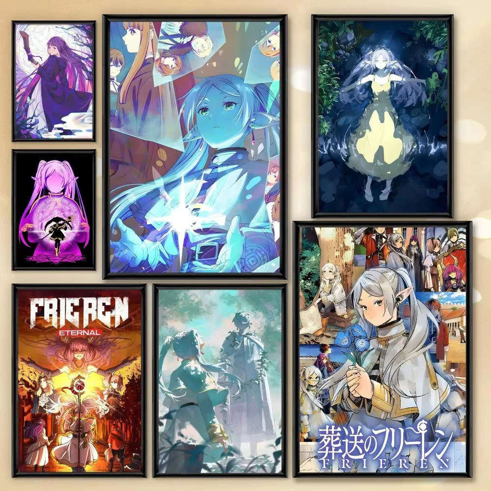 Frieren Anime Merchandise - Pintura al Óleo por Números DIY,