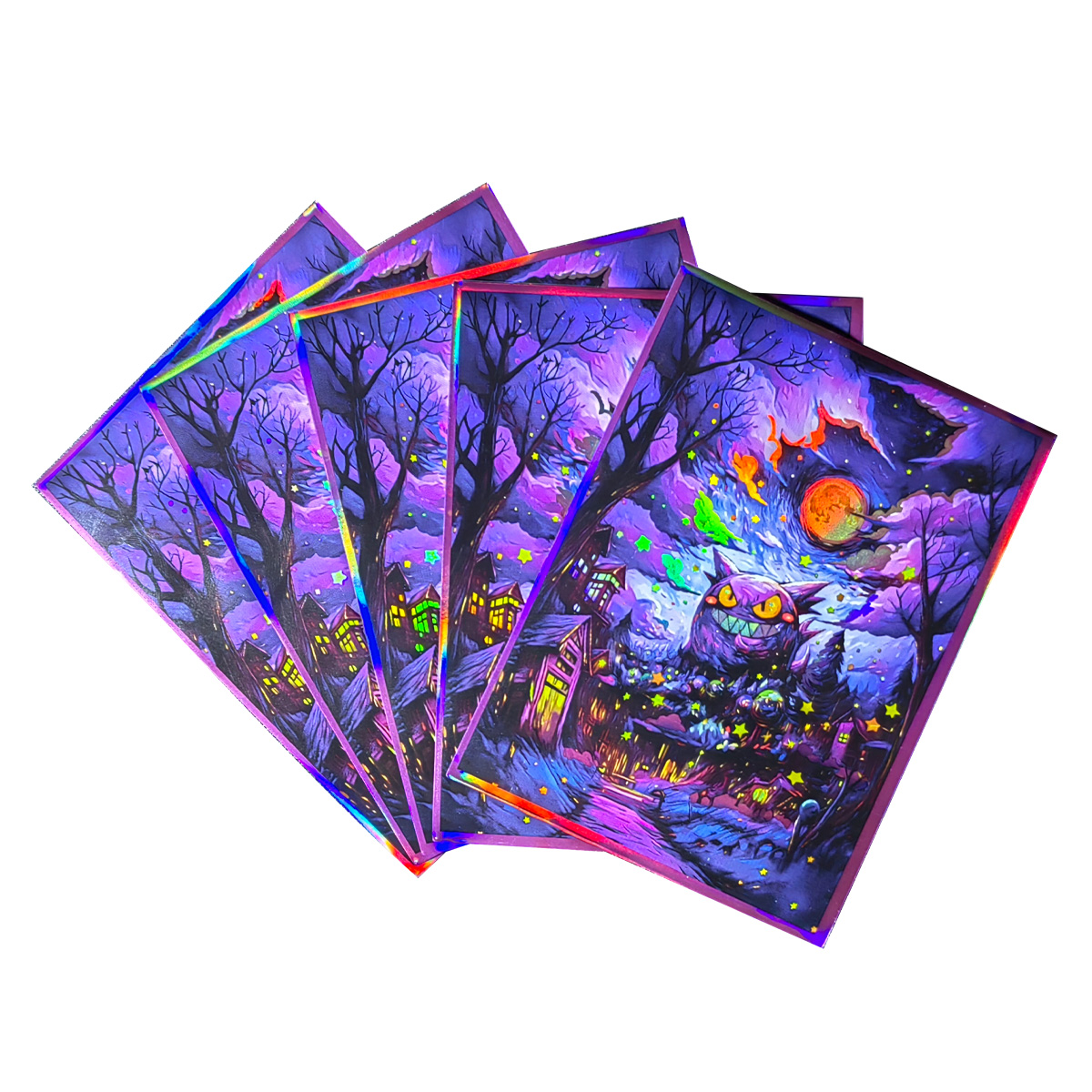 Collector Card Sleeve - 60 fundas holográficas para tarjetas Pokemon