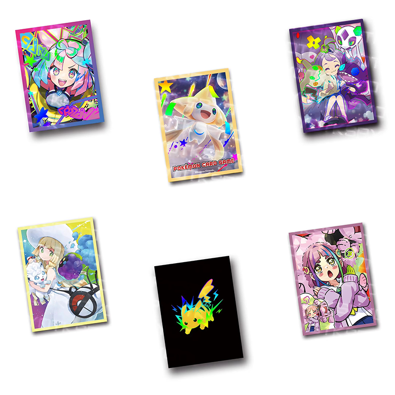 Collector Card Sleeve - 60 unids/set 67x92mm Anime Pokemon juego