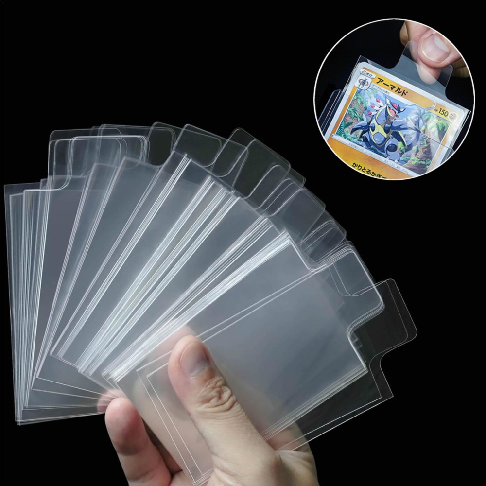 Collector Card Sleeve - Fundas protectoras transparentes para tarjetas con