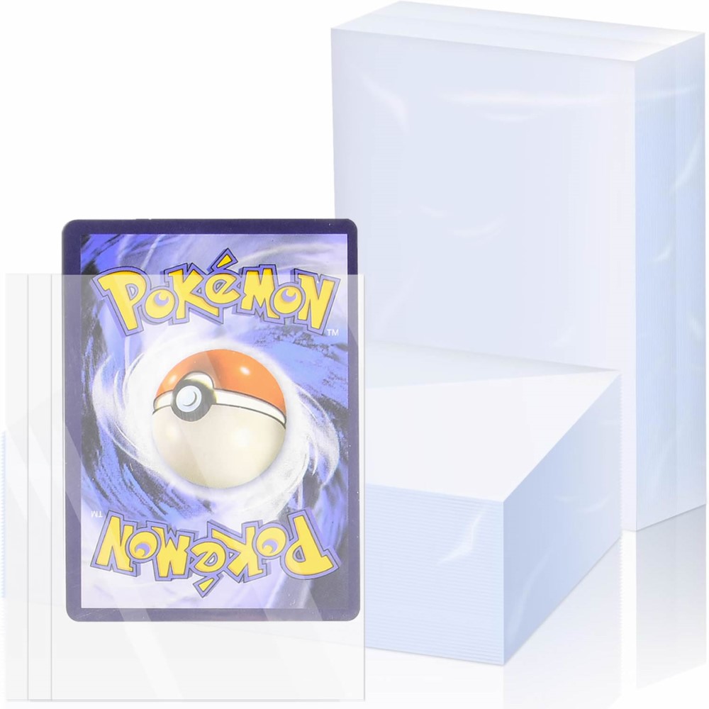 Collector Card Sleeve - Paquete de 200 fundas transparentes para