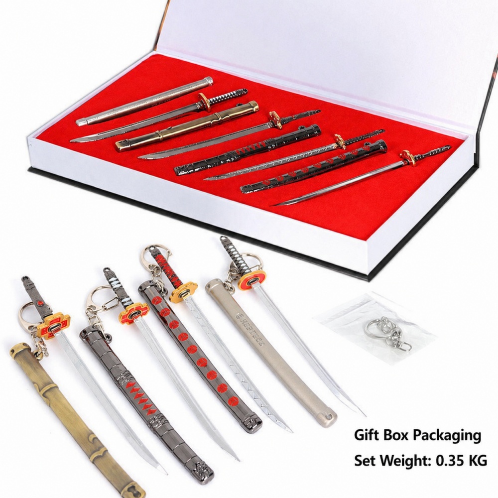 Set de Llaveros de Anime One P - Cosplay Prop Sword reseña y precio