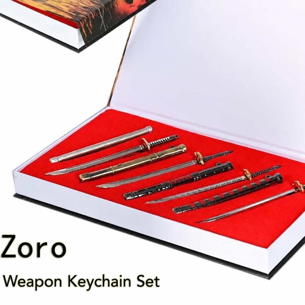 Set de Llaveros de Anime One P - Cosplay Prop Sword reseña y precio